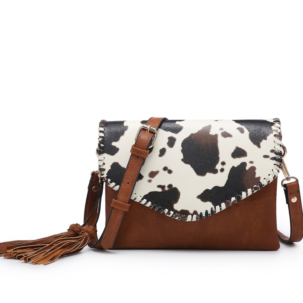 Cow Print Crossbody/Clutch